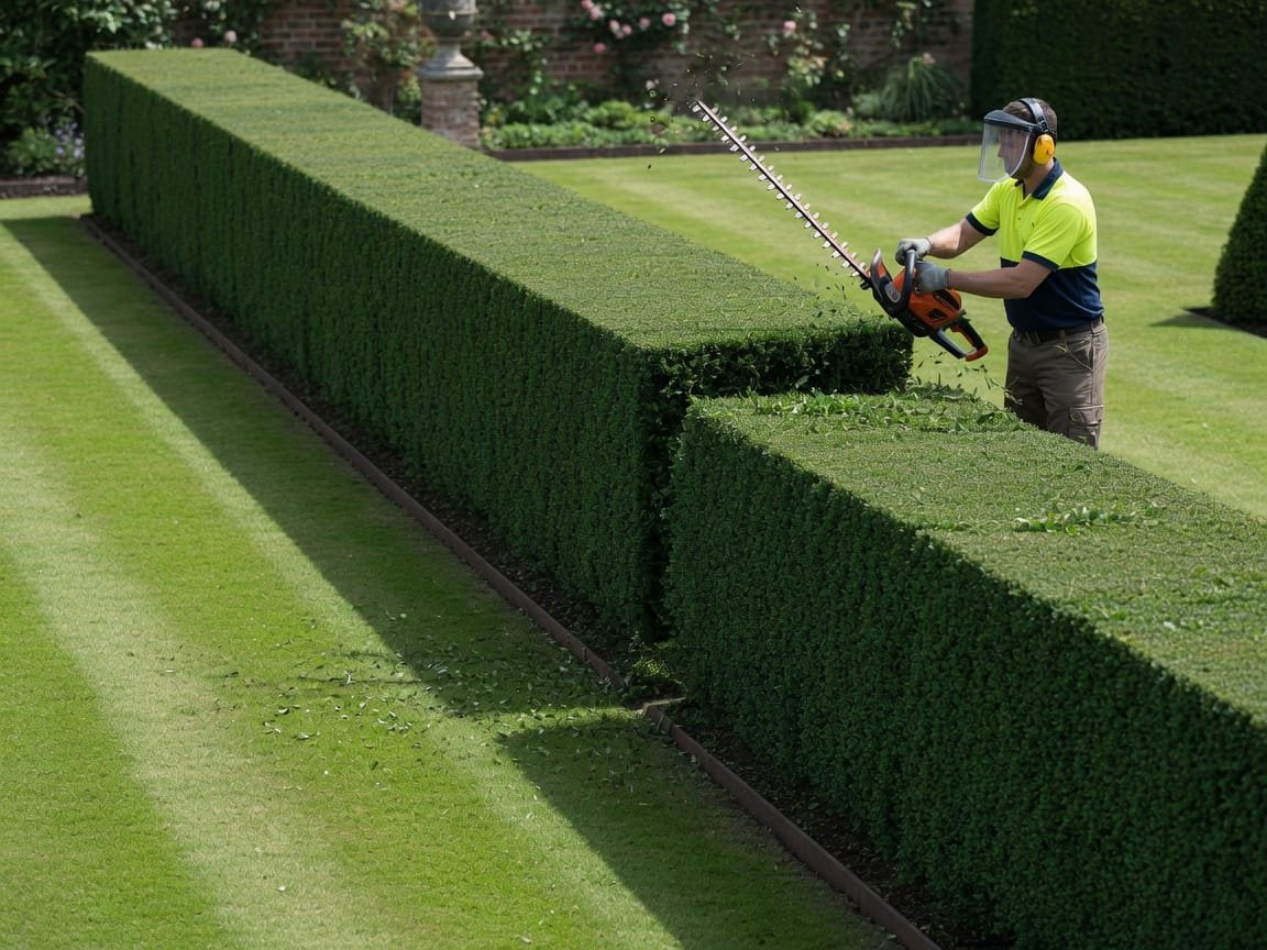 Hedge cutting